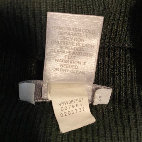 🎀Women’s J Jill Brand Mock Turtleneck Sweater Size Medium Hunter Green Color - Picture 4 of 5